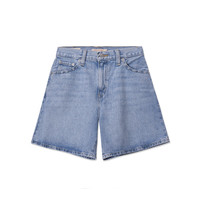 Levi's 李维斯 女士BAGGY高腰直筒牛仔短裤 A9311-0000