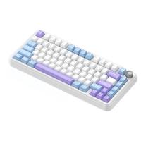 monka 魔咖 K75 三模機械鍵盤 75配列 草莓果醬軸 海浪紫