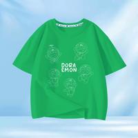 哆啦A梦 速干运动短袖T恤男女童夏季薄款衣服儿童装夏装