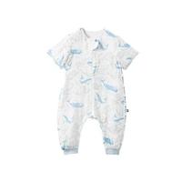babycare 自然凉选系列 BC2311512 儿童2层短袖分腿式睡袋 哈沃伊海蓝 110码