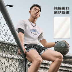 LI-NING 李宁 反伍BADFIVE短袖T恤男士2024新款夏季圆领男装上衣运动服