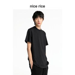 nice rice好饭 r.系列220G全棉休闲针织T恤[商场同款]NCC02016