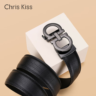 Chris Kiss 皮带男真皮自动扣