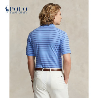 Polo Ralph Lauren 拉夫劳伦 男装 24春夏条纹棉质Polo衫RL18286 430-亮蓝色 S（偏大）