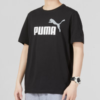 PUMA 彪马 短袖男女装新款T恤圆领运动服宽松半袖上衣847666-61