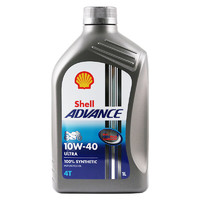 震虎价：Shell 壳牌 Advance Ultra 4T 10W-40 SN级 全合成机油 摩托车机油 1L 欧版