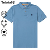 Timberland POLO衫男春季新款城市户外登山休闲舒适宽松短袖A24H2 A24H2DJ5/蓝色 XS/165