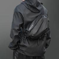 SAFIYA 索菲娅 包包男2024新款品牌胸包腰包男士大容量单肩斜挎包轻便多功能挎包