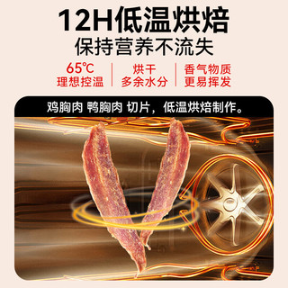 路斯宠物狗狗零食无添加鸡肉干鸭肉干边牧训练励原切鸡鸭胸肉片 【高蛋白含量】原切鸭肉片500g