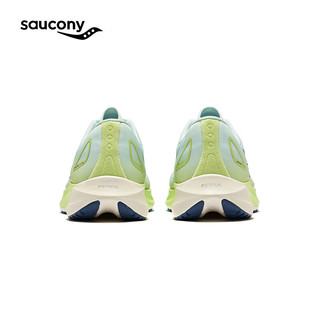 Saucony索康尼MIRAGE FLOW轻量透气跑鞋男子夏季缓震跑步鞋运动鞋男 兰绿2 42