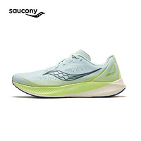 Saucony索康尼MIRAGE FLOW轻量透气跑鞋男子夏季缓震跑步鞋运动鞋男 兰绿2 40.5