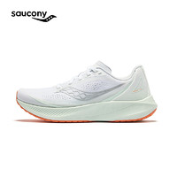 Saucony索康尼MIRAGE FLOW轻量透气跑鞋女子夏季缓震跑步鞋运动鞋女 白兰银1 35.5