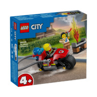 乐高（LEGO）积木拼装城市系列60410 消防摩托车4岁+男孩儿童玩具儿童节