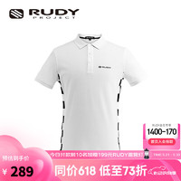 Rudy Project 璐迪 RUDY POJECT短袖上衣男翻领POLO衫舒适透气夏季新品 白色 M