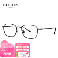 BOLON 暴龙 眼镜近视光学镜眼镜框可配度数 BT1616B11框+光赞防蓝光1.74