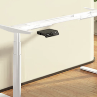 迈德斯特 2JS3ZY 双电机电脑椭圆桌腿 白色 正装三节款