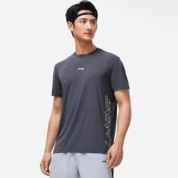 限尺码lining李宁短袖t恤男士健身系列春季圆领上衣针织运动服