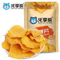 ENJOY ALL THE BEAR 乐享熊 红薯片1000g地瓜片农家自制薯类制品果干蜜饯休闲零食油炸非烘烤 50g红薯片