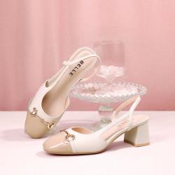 belle百丽小香风通勤凉鞋be4z4k1d