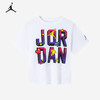 Jordan 耐克童装男女童短袖T恤夏季儿童针织休闲上衣 白色 120