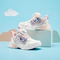 女童鞋23年秋季透气舒适儿童鞋百搭轻便跑步鞋中大童运动鞋