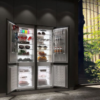 Reg 雷哲 W02嵌入式冰箱双开门隐藏式内嵌式镶嵌式内置式橱柜对开门超薄冰箱家电 W02（对开门）