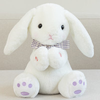 儿童电动兔子毛绒玩具女孩婴儿音乐小兔子会动会唱歌跳舞的小白兔