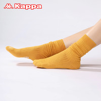 Kappa 卡帕 女士长筒袜套装 KP0W21 3双装(浅灰驼+砖红+墨花灰)