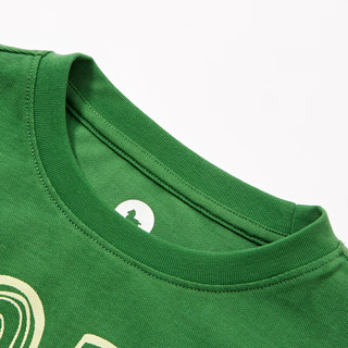 马骑顿（MQD）【冰纤维】MQD童装男童凉感短袖T恤24夏季儿童趣味卡通体恤 森林绿 100cm