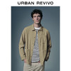 URBAN REVIVO UR2024春季新款男装时尚简约肌理感多口袋翻领夹克UMU140022