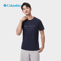 哥倫比亞 戶外情侶同款男女城市戶外運動圓領短袖T恤 AE1363464（男女同款） S(170/92A)