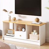 墨尚思 电视柜现代简约客厅家用简易小户经济型 暖白色90*30*40cm 组装