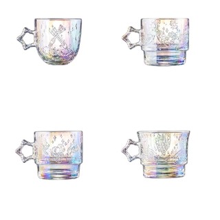 玻璃水杯星空杯壶套装   4件套