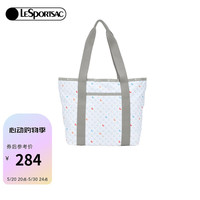 LeSportsac 乐播诗托特包手提包轻便电脑包防水包包女 水冰月波点