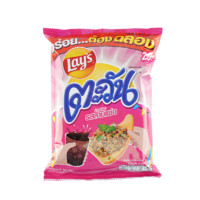 88VIP：Lay's 乐事 泰国进口乐事泰式色拉味脆片56g办公室休闲膨化薯片小吃凑单零食