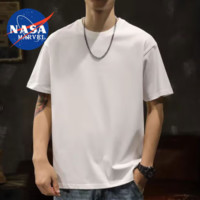 NASA MARVEL 男士夏季 纯棉短袖t恤   半袖上衣