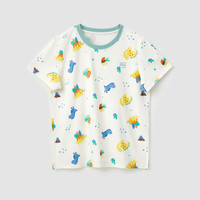 蕉内520C儿童T恤恐龙主题男童短袖女童打底上衣运动休闲耐磨夏季卡通 恐龙印花 140cm