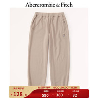 Abercrombie & Fitch 女装 美式日常休闲通勤百搭运动裤卫裤 331028-1 浅棕色 L (165/84A)