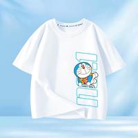 哆啦A梦 速干运动短袖T恤男童夏季薄款衣服儿童装上衣