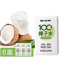 Nanguo 南国 100%椰子水 NFC天然电解质水 海南特产 250ml*6盒