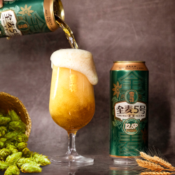 snowbeer雪花加赠2听共12听雪花啤酒全麦5号500ml10听整箱全麦芽125度