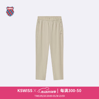 K·SWISS 盖世威（K·SWISS）男裤 24春季 时尚运动休闲保暖针织长裤 109842 200暖棕色 L