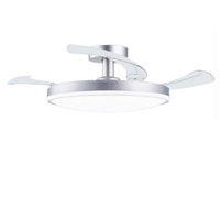 Lighting 雷士 NVC 云境系列 隐形风扇灯 48W 无极调色 银色 42寸 智能