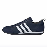 adidas NEO VS JOG 男女复古休闲运动鞋 JP5759 学院藏青蓝/白色/黑色 44.5
