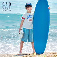 88VIP：Gap 盖璞 男童2024夏季新款吸湿速干凉感撞色短袖T恤儿童装上衣466207