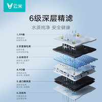 VIOMI 云米 净水器家用直饮机RO反渗透净水机厨下自来水过滤升级蓝调pro