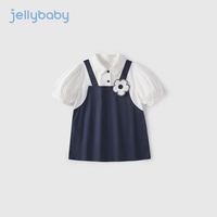jellybaby 女童夏款裙子 宝蓝