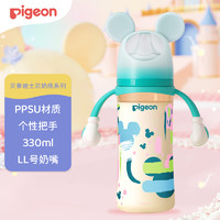 贝亲（Pigeon）迪士尼 第3代 PPSU奶瓶330ml（L号） 米奇躲猫猫 6个月以上 AA269