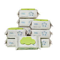 PLUS會員：babycare 嬰兒綠蓋濕巾80抽 *10包