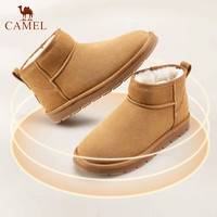 CAMEL 骆驼 男鞋2023冬季新款男士户外防滑棉鞋时尚加绒保暖东北雪地靴